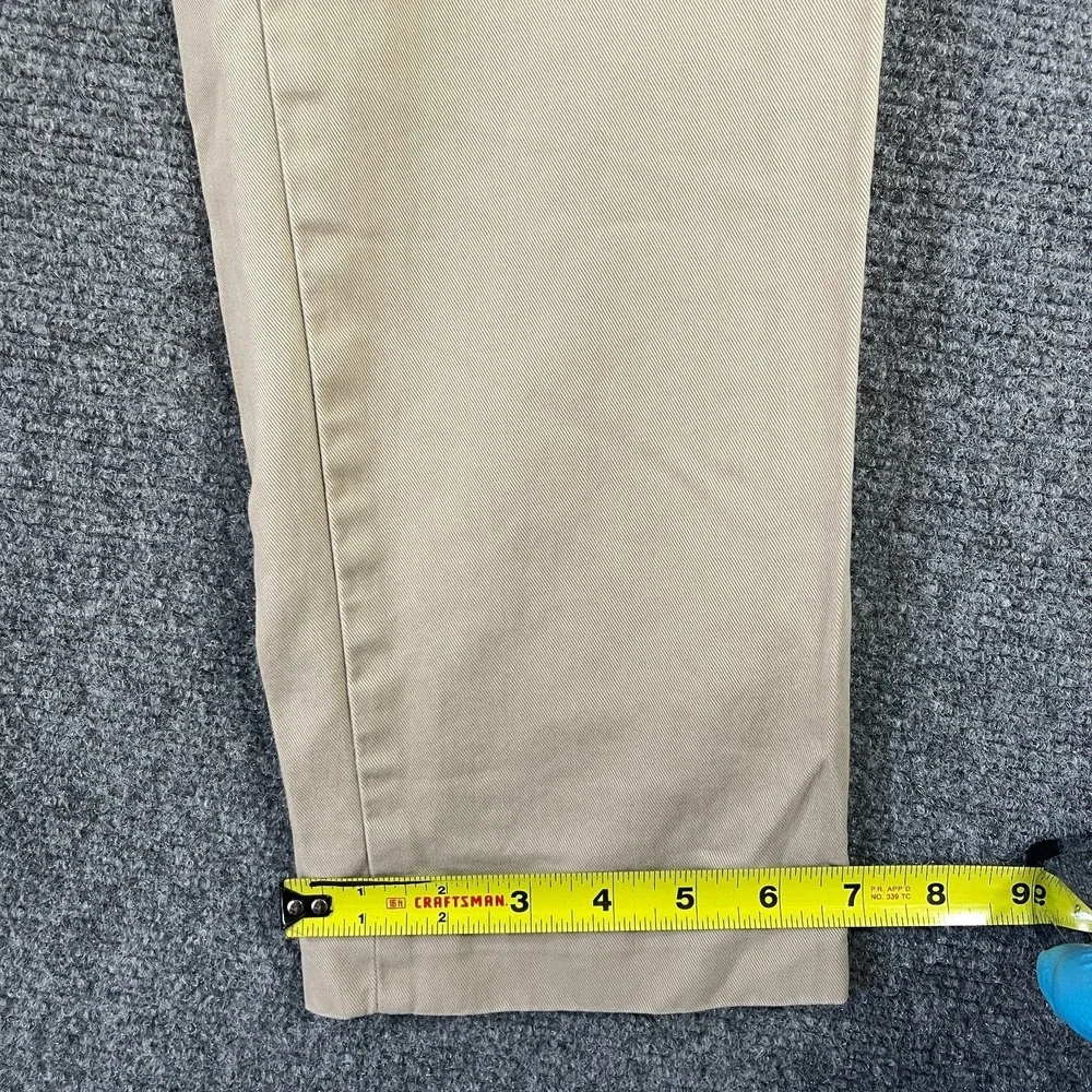 Polo Ralph Lauren Slim Fit Chino Khaki Pants Stretch Tan Casual Mens Size 30x32
